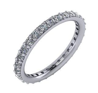 Custom Prong set Diamond Ring 5