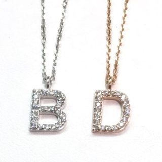 14k initial necklaces