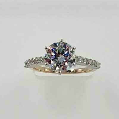 two tone diamond ring 3