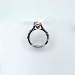 Profile lab grown diamond ring