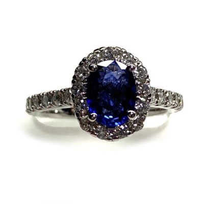 1.5 Carat Genuine Sapphire Ring 1