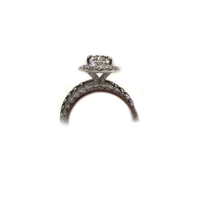 Profile diamond ring oval