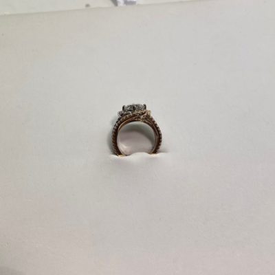 2ct Center lab grown round diamond ring 2