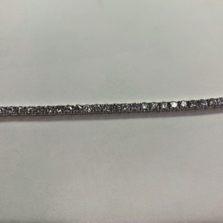 14k white gold tennis bracelet