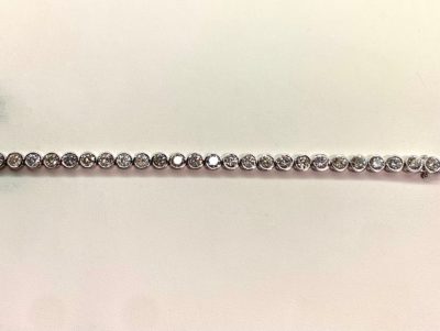 Bezel Set Tennis Bracelet