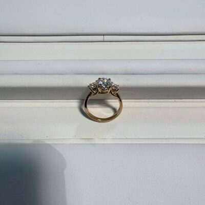 Yellow Gold Engagement Ring 22