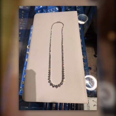 White Gold Lab Grown Diamond Necklace