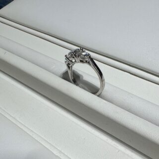 14k white gold engagement ring 1